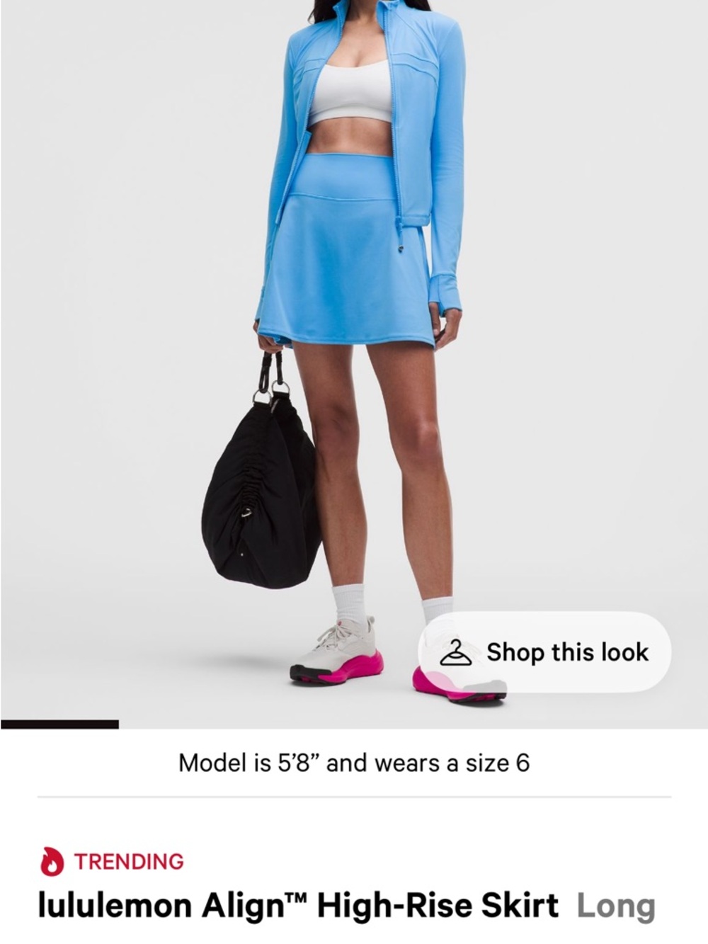 lululemon athletica Align™ High-Rise Mini Skirt — Light Blue